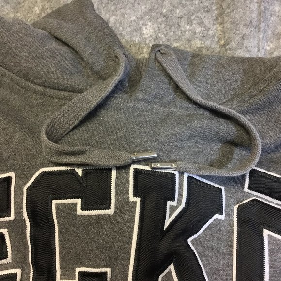 Vintage Ecko Unlimited Hoodie Mens L Gray Sweatshirt Embroider Logo Pullover Y2K - Picture 9 of 11